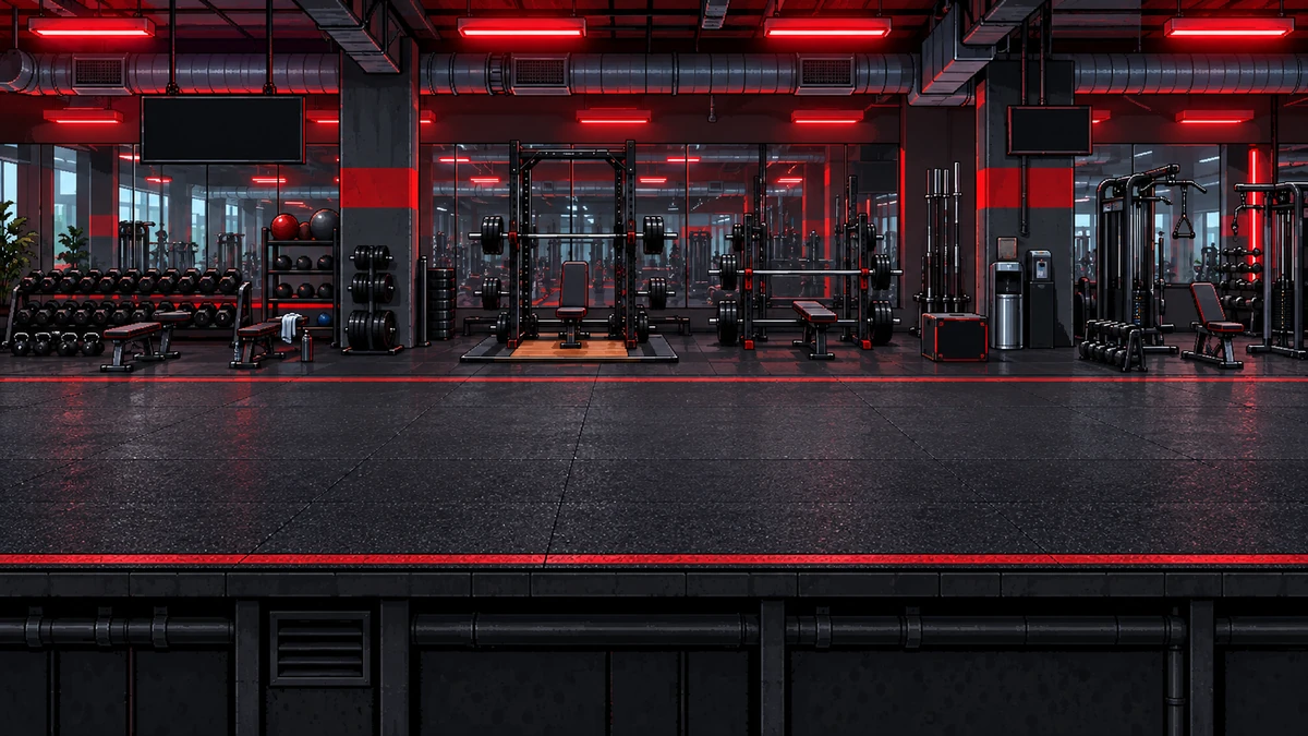 The Juicer's illustrated weight room