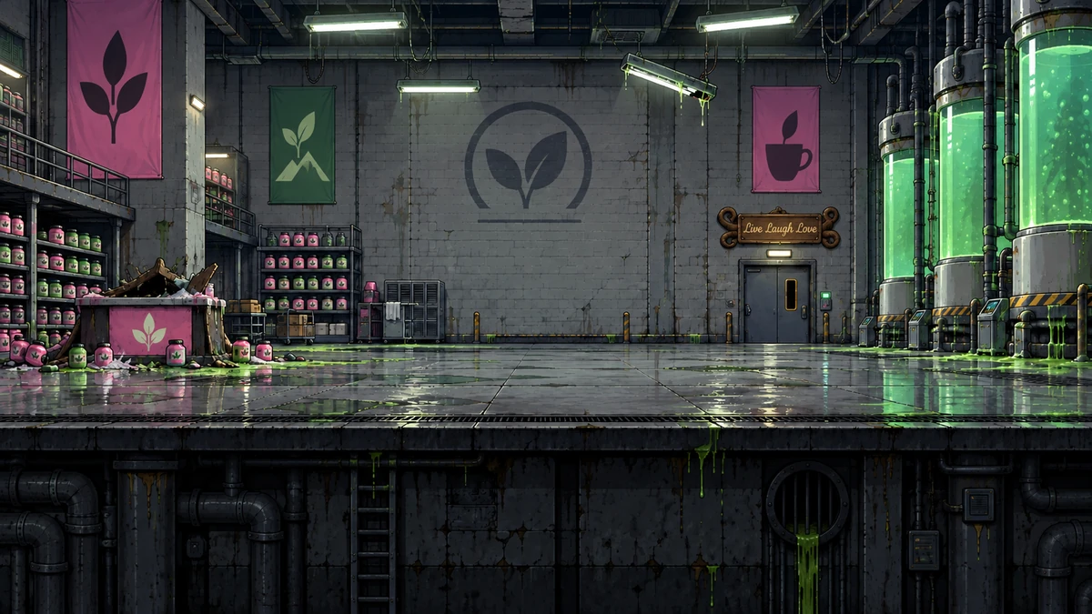 The eerie product chamber where the Krakaren encounter takes place